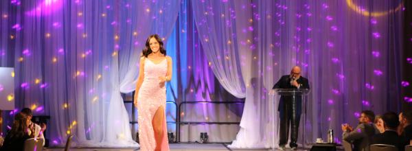 Celebrity model walking down the runway at the 16th Annual Challenge Your Fashion presented by Pro Athlete.