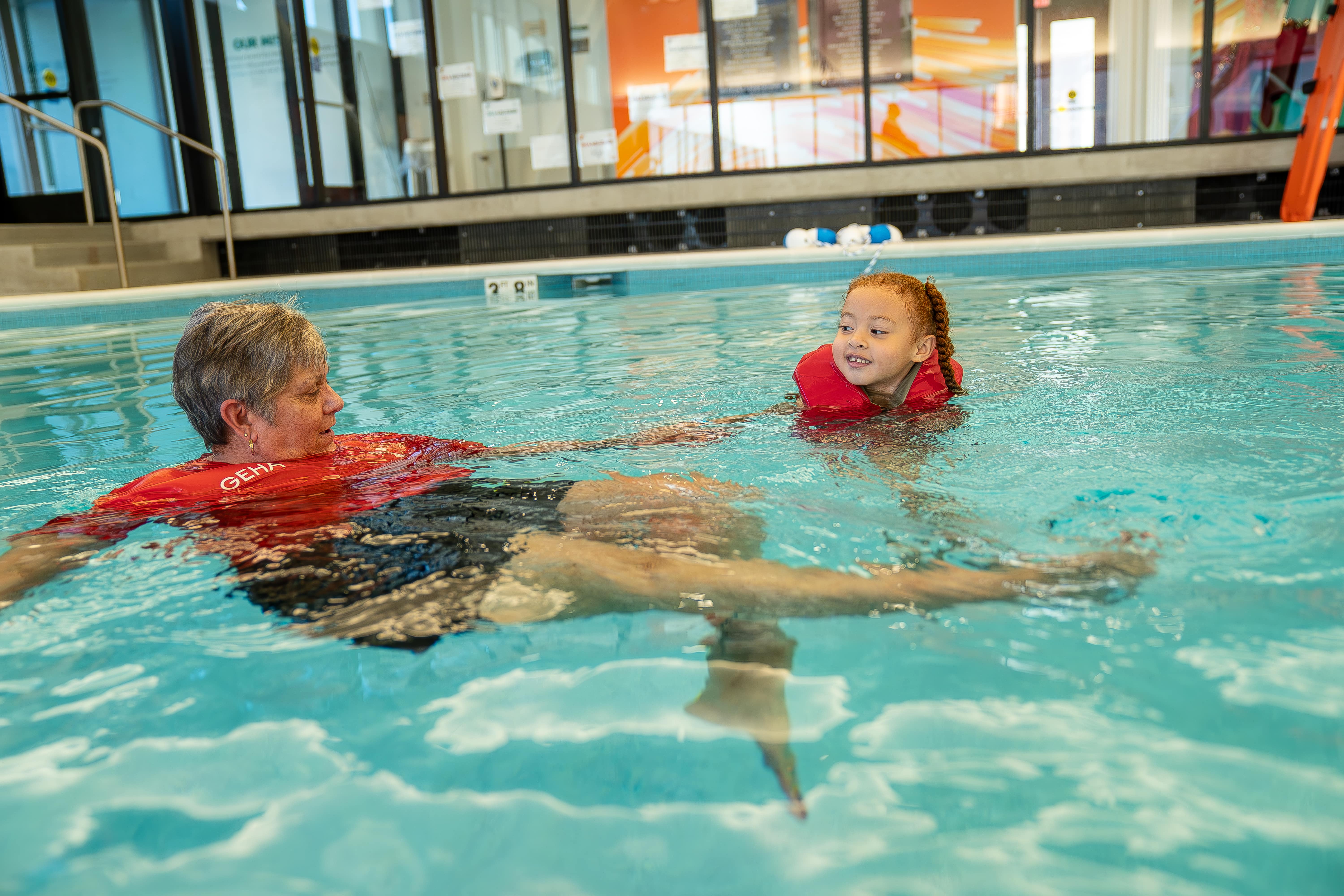 aquatics child swim lessons