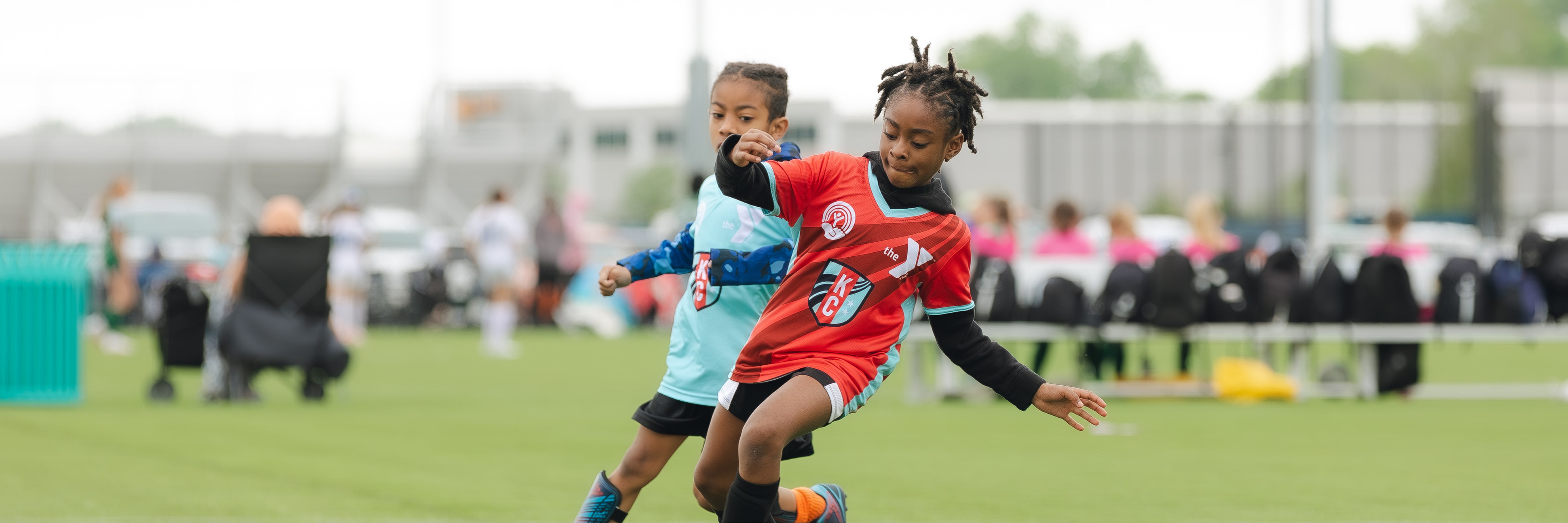 kids playing soccer