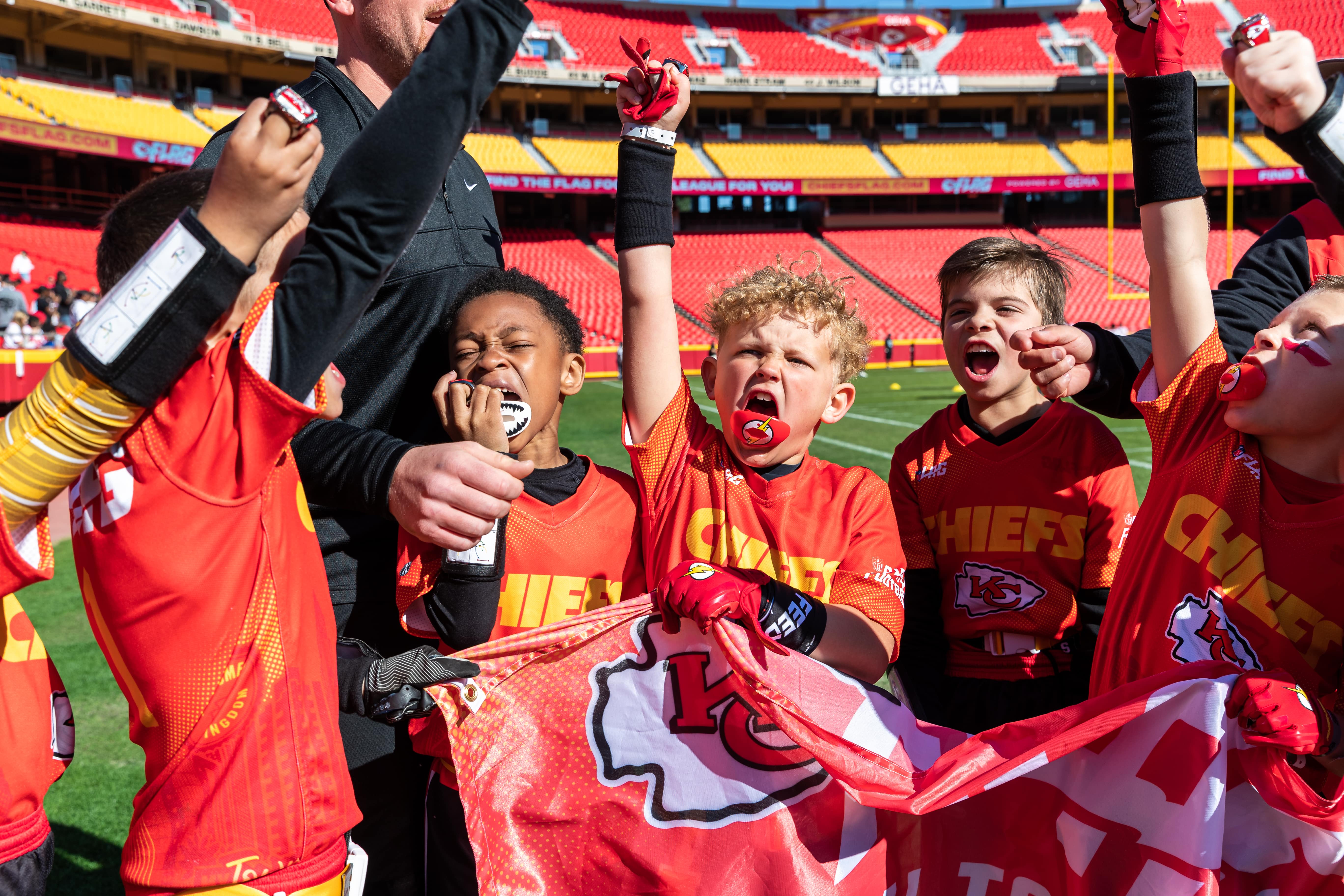 Chiefs Flag Football Partnership YMCA of Greater Kansas City