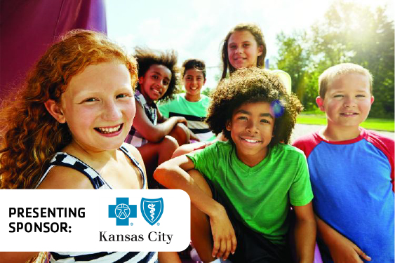 for Blue Cross and Blue Shield of Kansas City, labeled as the presenting sponsor.