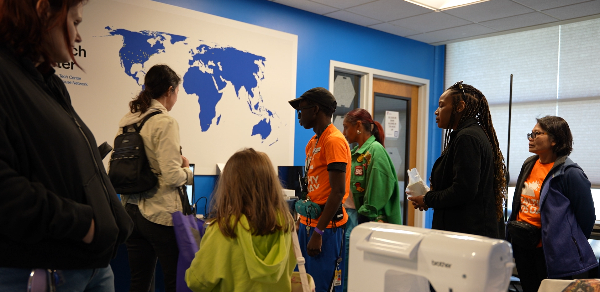 Teen Tech Center Map Computer Shirt