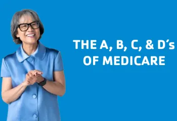 the a,b,c,& d's of medicare - woman smiling