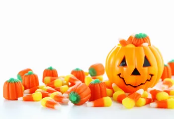 Pumpkin Halloween Candy Corn