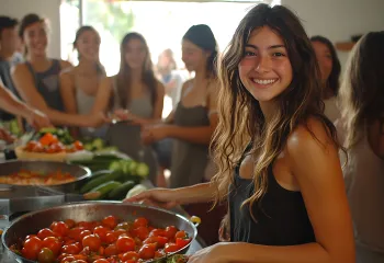 Teen Potluck Thanksgiving Fall Autumn