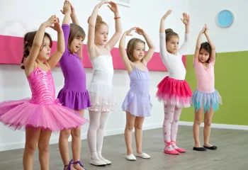 Ballet Class Kids Group Dance Summer Girls