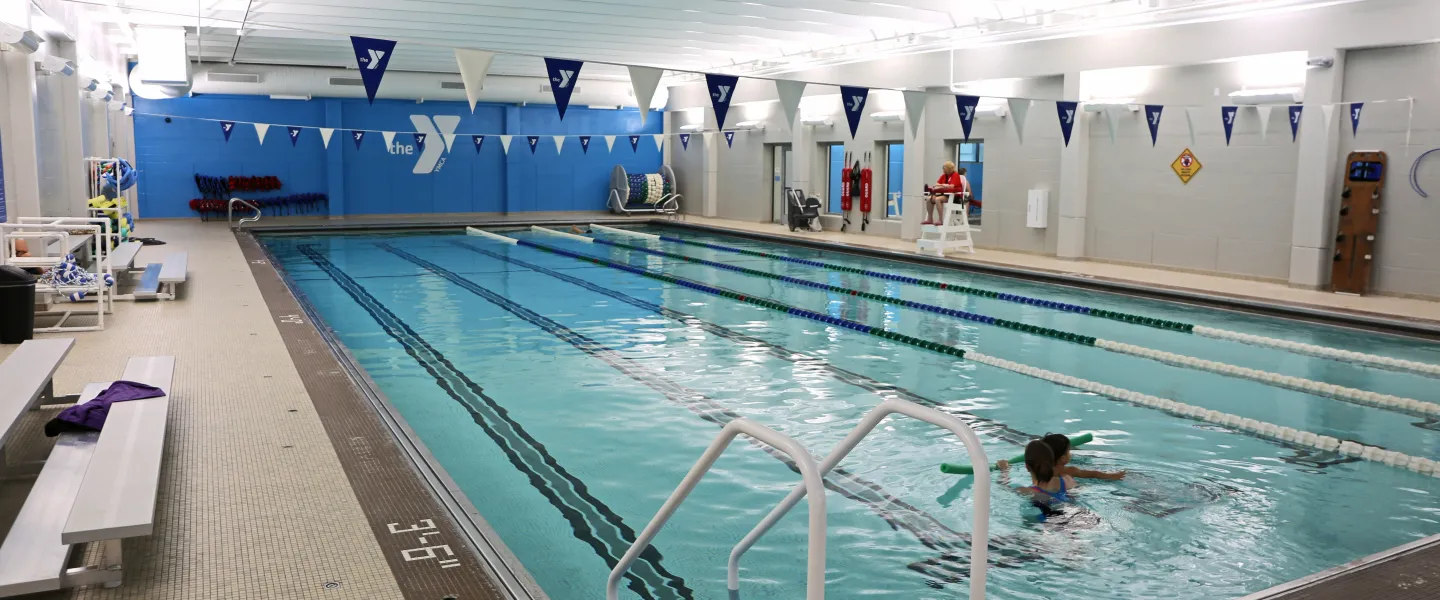Indoor pool at the Atchison Family YMCA
