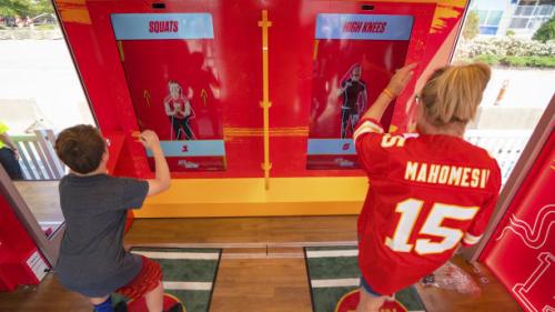 Chiefs Training Lab powered by GEHA Interactive Exercise Experience